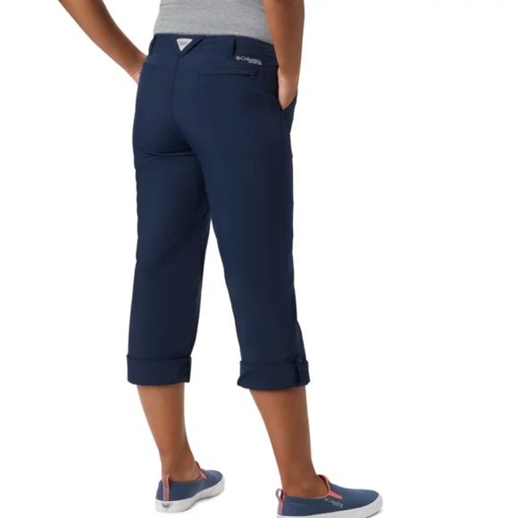 Women's PFG Aruba™ Roll Up Pants in Collegiate Navy Size 12 - Picture 5 of 12